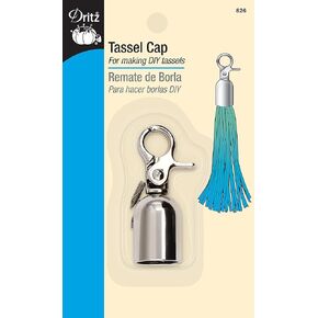 Dritz 826 Tassel Cap with Lobster Clasp, Nickel