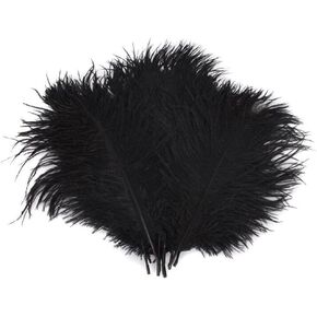 50Pcs 6-8inch Ostrich Feathers DIY Craft Ostrich Feathers Plume for Wedding Centerpieces Home Vase Decoration Carnival
