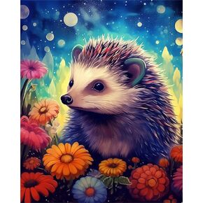 Zariocy 5D Diamond Art Painting Kits Bear, DIY Paint with Diamond Art Animals Round Full Drill Crystal Diamond Embroidery Paintings Arts Craft for Home Office Wall Decor 12x16 inch