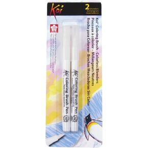 SAKURA Koi Colorless Blender Brush Set - Clear Watercolor Brush Pen - Colorless - 2 Pack in Saudi Arabia