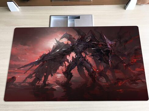 New Mlikemat Playmat Destiny Hero - Plasma TCG CCG Trading Card Game Mat Free Bag in Kuwait