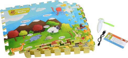 بساط لعب تعليمي ناعم آي مات ماي أنيمال وورلد من كرييتيف بيبي in Kuwait