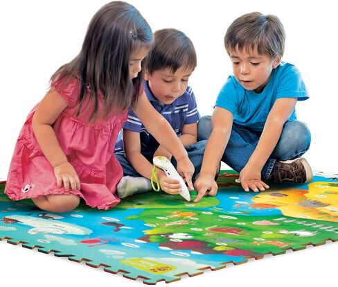 بساط لعب تعليمي ناعم آي مات ماي أنيمال وورلد من كرييتيف بيبي in Kuwait