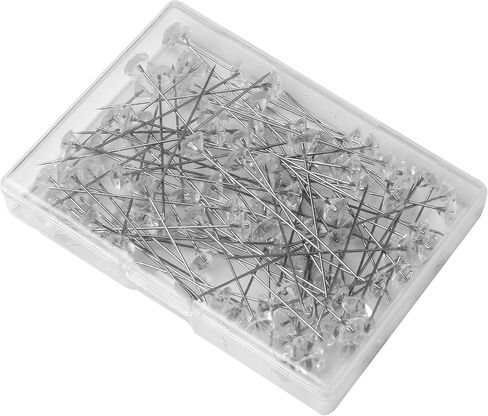 100 Pieces Corsage Boutonniere Pins, Floral Pins, Bouquet Pins, Teardrop Pearl Head Straight Pins for DIY Crafts Jewelry Making Sewing Wedding Flower Decorations (100 Pieces with 1 Box) in Saudi Arabia