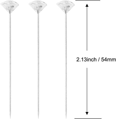 100 Pieces Corsage Boutonniere Pins, Floral Pins, Bouquet Pins, Teardrop Pearl Head Straight Pins for DIY Crafts Jewelry Making Sewing Wedding Flower Decorations (100 Pieces with 1 Box) in Saudi Arabia