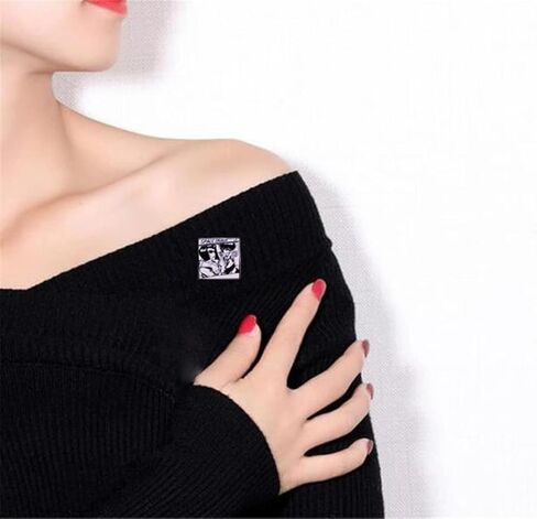 دبوس مطلي بالمينا بتصميم شخصية كرتونية على شكل رعاة البقر الفضاء، دبوس بروش رائع لتزيين الملابس والهدايا والملابس وشنط الكتب والقبعات، معدن، بدون احجار كريمة, معدن, بدون أحجار كريمة in Kuwait