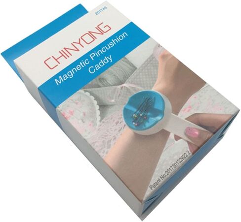 YEQIN NEW Magnetic Wrist Pin Holder 'Wrist Pinny' Slap Band 5 Vibrant Colours available (purple) in Saudi Arabia
