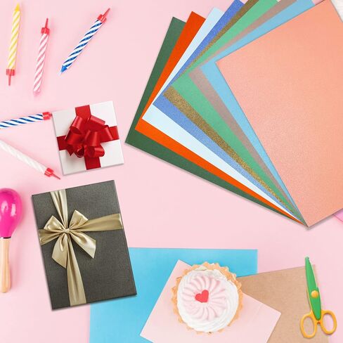 Grehge Cardstock أخضر داكن، بطاقات معدنية مقاس 8.5 × 11 بوصة، ورق طباعة بطاقات لامعة بوزن 79 رطل-210 جرامًا للمتر المربع، مثالية للشهادات، والدعوات، والتغليف، وبطاقات الزفاف، وبطاقات الحرف اليدوية in Kuwait