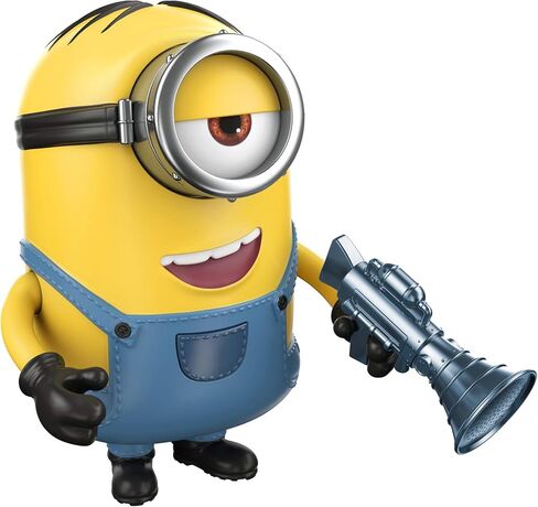Minions: The Rise of Gru Sing ‘N Babble Stuart Interactive Action Figure, Talking Character Toy with 25 Plus Talking & Laughing Sounds 4-in Tall, Kids Gift Ages 4 Years & Older in Saudi Arabia