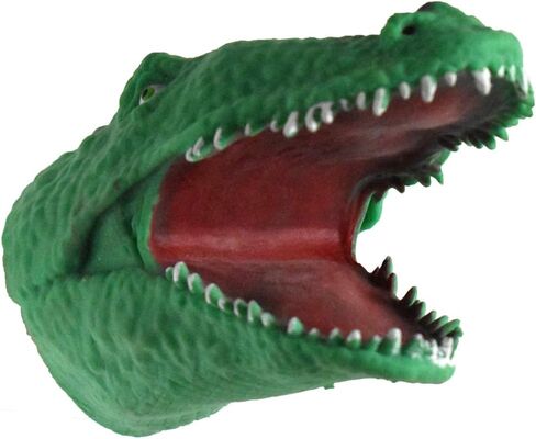 Soft Silicone Alligator Crocodile Rubber Hand Puppet (Dark Green) in Saudi Arabia