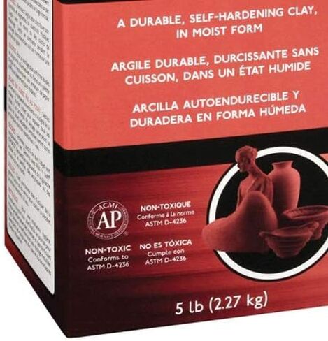 AMACO 216306 Mexican Self-Hardening Clay, 5-Pound, Red in Saudi Arabia