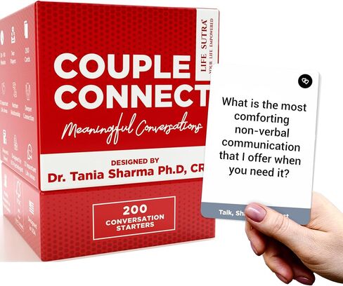 Life Sutra : Couple Connect - Fun Card Games for Couples - Couple Game for Date Night | Marriage Deeper Relationship Connection - 200 Topics Conversation Starters in Kuwait
