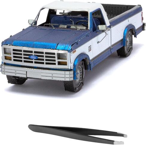 Fascinations Metal Earth 1982 Ford F-150 Truck 3D Metal Model Kit Bundle with Tweezers in Saudi Arabia