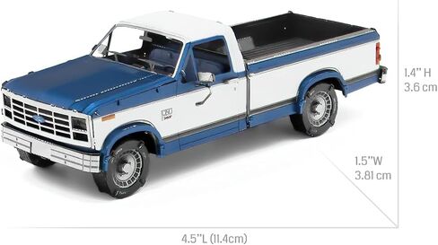 Fascinations Metal Earth 1982 Ford F-150 Truck 3D Metal Model Kit Bundle with Tweezers in Saudi Arabia