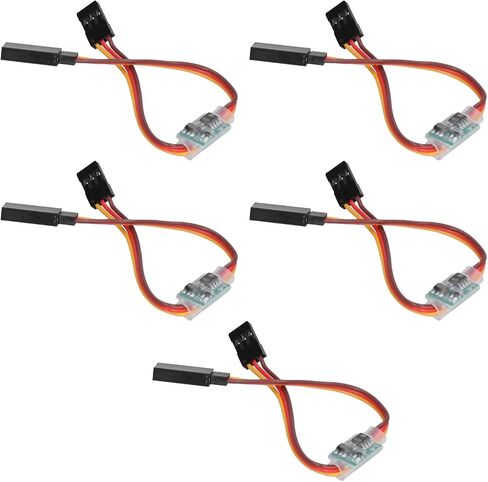 5Pcs Servo Reverser 3.6V‑24V 5A Steering Gear Rotation Inverter for RC Aircraft Servo Rotation Inverter Good Anti Interference Ability in Saudi Arabia