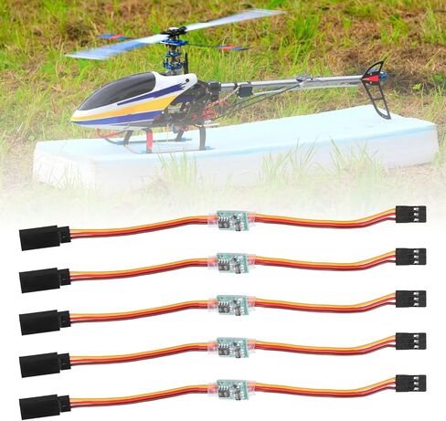 5Pcs Servo Reverser 3.6V‑24V 5A Steering Gear Rotation Inverter for RC Aircraft Servo Rotation Inverter Good Anti Interference Ability in Saudi Arabia