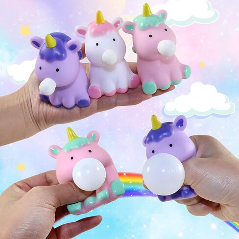 Fidget Toys,Cute Duck Squishy Toys,3 Pack,Fidgets for Kids and Adults,Squishies for Autism, ADHD and Quitting Bad Habits,Non-Toxic in Kuwait