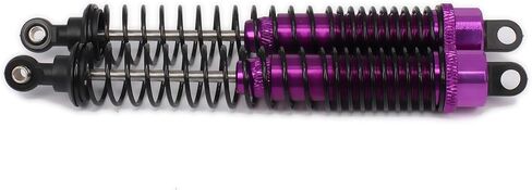 Shock Absorber Damper 130mm Oil Adjustable Alloy Aluminum for RC Car 1/10 Crawler Truck Upgraded Hop-Up Parts ECX VRX HPI HSP Losi Axial Tamiya Redcat Himoto Losi(Black) in Saudi Arabia