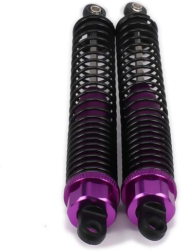 Shock Absorber Damper 130mm Oil Adjustable Alloy Aluminum for RC Car 1/10 Crawler Truck Upgraded Hop-Up Parts ECX VRX HPI HSP Losi Axial Tamiya Redcat Himoto Losi(Black) in Saudi Arabia