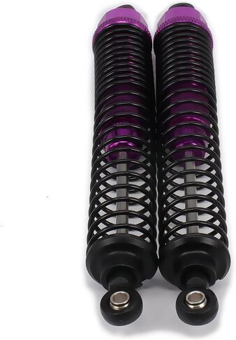 Shock Absorber Damper 130mm Oil Adjustable Alloy Aluminum for RC Car 1/10 Crawler Truck Upgraded Hop-Up Parts ECX VRX HPI HSP Losi Axial Tamiya Redcat Himoto Losi(Black) in Saudi Arabia