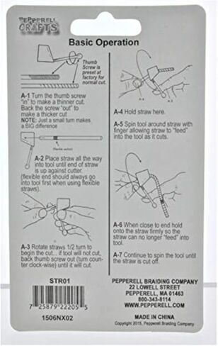 Pepperell Wacky Whirly Straw Kit in Saudi Arabia