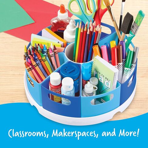 Learning Resources Create A Space Plastic Organizer Kits, Blue (LER3806B) in Saudi Arabia
