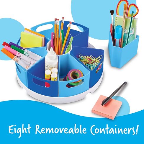 Learning Resources Create A Space Plastic Organizer Kits, Blue (LER3806B) in Saudi Arabia