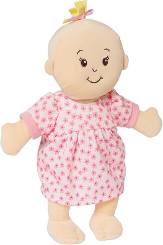 Manhattan Toy Wee Baby Stella Peach 12" Soft First Baby Doll for Ages 1 Year and Up, No Retail Packaging in Saudi Arabia