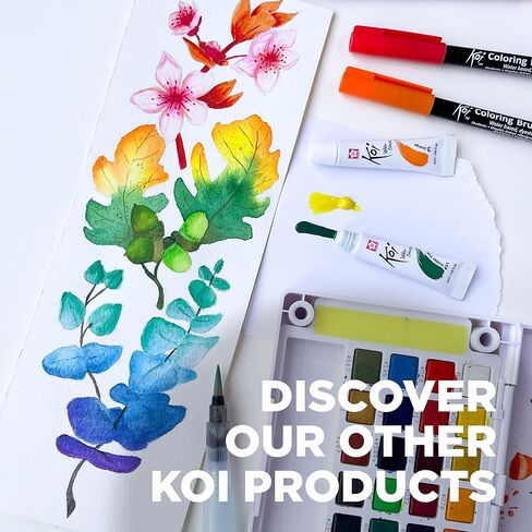 SAKURA Koi Colorless Blender Brush Set - Clear Watercolor Brush Pen - Colorless - 2 Pack in Saudi Arabia