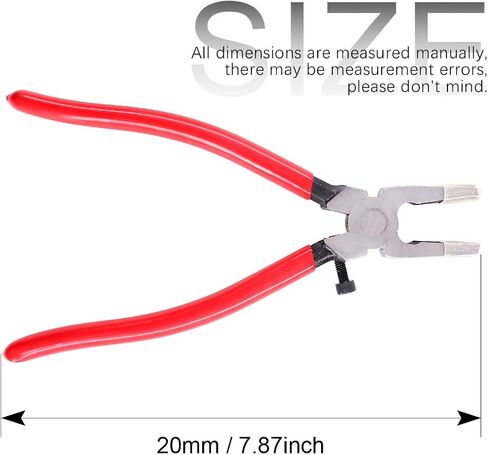 Swpeet 9Pcs Glass Cutter Tool Kit, Breaker Grozer Pliers and Curve Jaw Glass Running Pliers Kit with Rubber Tips, Pencil Oil Feed Carbide Tip Glass Cutter, 2Pcs Blades with Oil Dropper and Screwdrive in Saudi Arabia