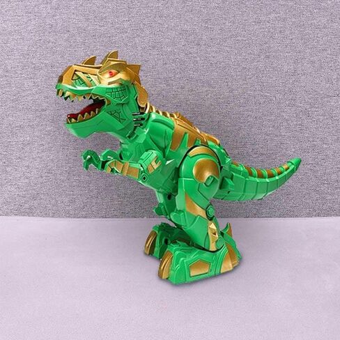 لعبة ديناصور المشي الواقعية من AIXICWXI لعبة ديناصور المشي الكهربائية الكهربائية مع ضوء LED وصوت وحركة المشي والزئير للأطفال والأطفال الصغار الأولاد والبنات (أحمر) in Kuwait