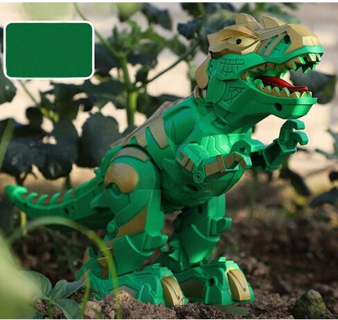 لعبة ديناصور المشي الواقعية من AIXICWXI لعبة ديناصور المشي الكهربائية الكهربائية مع ضوء LED وصوت وحركة المشي والزئير للأطفال والأطفال الصغار الأولاد والبنات (أحمر) in Kuwait