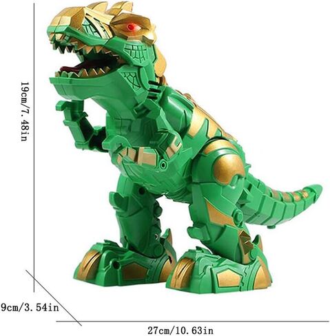لعبة ديناصور المشي الواقعية من AIXICWXI لعبة ديناصور المشي الكهربائية الكهربائية مع ضوء LED وصوت وحركة المشي والزئير للأطفال والأطفال الصغار الأولاد والبنات (أحمر) in Kuwait