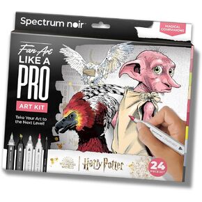 مجموعة Spectrum Noir Pro Fan Art - 24 قطعة - الرفاق السحريون