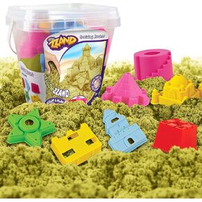 مجموعة أنشطة دلو الرمل بلاي ساند من كريتيف كيدز - معطر طبيعي 500 جم من الرمل 7 أدوات مصبوبة - تدفق حر وسهل اللعب بالرمل - مجموعة الرمل الحسي - هدية للأولاد والبنات من سن 3 سنوات فأكثر in Kuwait