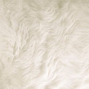 EOVEA Shaggy Faux Fur Fabric by The Yard - 180" X 60" Inch - Long Pile Fur - Fake Fur Materials - Soft & Fluffy Craft Fabric Supplies for DIY Arts & Crafts, Apparel, Costumes, Rugs