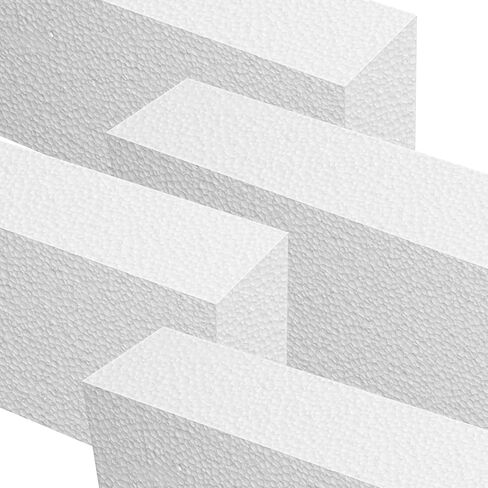 18 حزمة من ألواح البوليسترين EPS مقاس 8 × 4 × 2 بوصة من أجل الأعمال اليدوية والنمذجة والمشروعات الفنية وألواح النحت وكتل الرغوة الحرفية ومكعبات الرغوة المستطيلة من الطوب in Kuwait