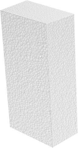 18 حزمة من ألواح البوليسترين EPS مقاس 8 × 4 × 2 بوصة من أجل الأعمال اليدوية والنمذجة والمشروعات الفنية وألواح النحت وكتل الرغوة الحرفية ومكعبات الرغوة المستطيلة من الطوب in Kuwait