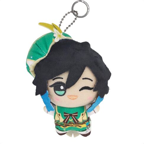 دمية قطيفة صغيرة الحجم من كوليا - تارتاليا (4 بوصة)، سلسلة مفاتيح أنيمي هدية محشوة ناعمة لمحبي الألعاب in Kuwait