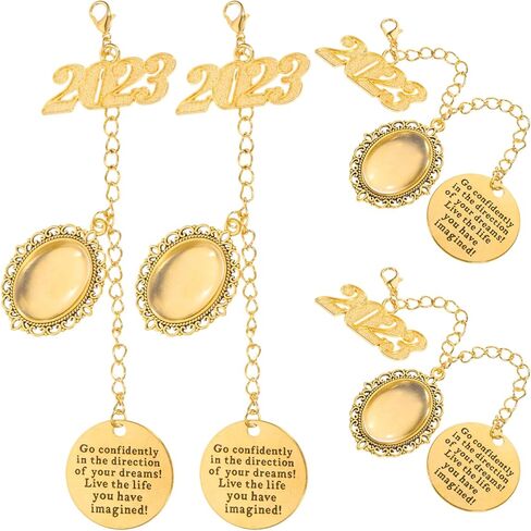 4 قطعة 2023 قبعة التخرج شرابة قبعة التخرج شرابة صور سلسلة قلادة ذاتية الصنع لعام 2023 لوازم حفلات التخرج in Kuwait