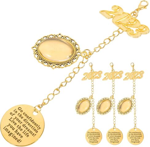 4 قطعة 2023 قبعة التخرج شرابة قبعة التخرج شرابة صور سلسلة قلادة ذاتية الصنع لعام 2023 لوازم حفلات التخرج in Kuwait