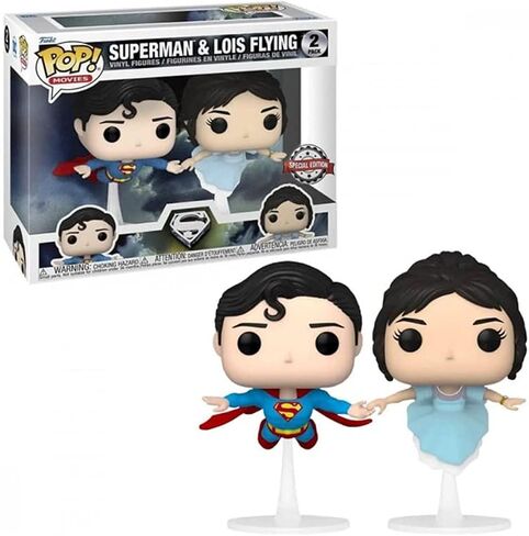Funko Pop! DC Superman and Lois Lane Flying Exclusive 2 Pack Figures in Saudi Arabia