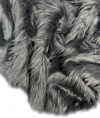 EOVEA Shaggy Faux Fur Fabric by The Yard - 180" X 60" Inch - Long Pile Fur - Fake Fur Materials - Soft & Fluffy Craft Fabric Supplies for DIY Arts & Crafts, Apparel, Costumes, Rugs in Saudi Arabia