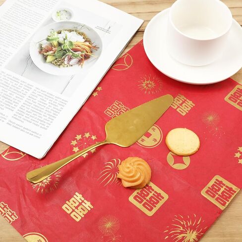 30PCS Chinese Tissue Paper, 19.69x13.78" Red Tissue Paper Chinese Styled New Year Tissue Paper Sheets with Chinese Elements for Gift Wrapping Crafts Making Wedding Birthday Party Baby Showers in Saudi Arabia