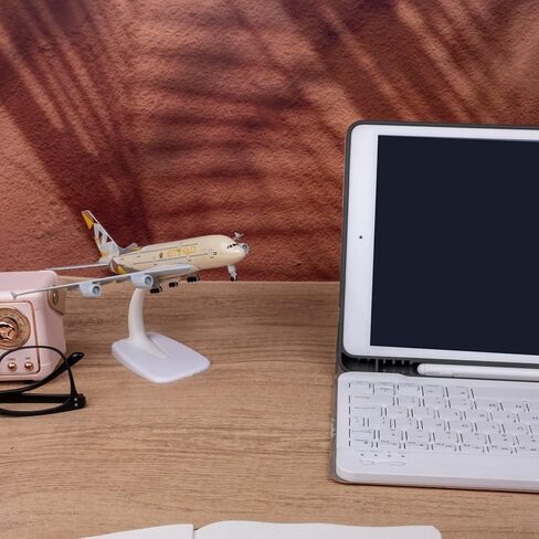Bswath Model Airplane 1:300 Scale Model Etihad Airbus 380 Model Plane Metal Alloy Model for Gift and Decoration in Saudi Arabia