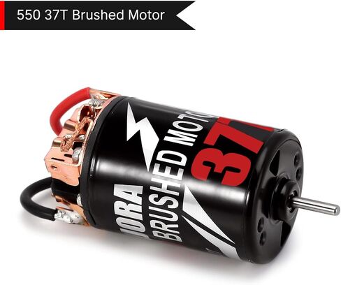 INJORA 550 Brushed Motor Waterproof 3-Slot 11T Motor for 1/10 Scale RC Car Crawler Truck Buggy Axial SCX10 AXI03007 JL 90046 TRX4 TRX6 (INM09) in Saudi Arabia