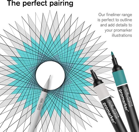 Winsor & Newton ProMarker Brush Set, 6 Count, Mid Tones in Saudi Arabia