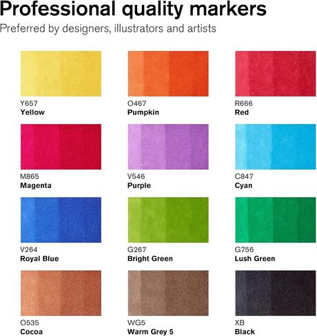 Winsor & Newton ProMarker Brush Set, 6 Count, Mid Tones in Saudi Arabia