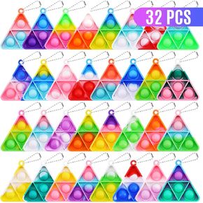 مجموعة من 32 قطعة من العاب فيدجيت للاطفال من دودولول، سلسلة مفاتيح صغيرة الحجم لحفلات اعياد الميلاد للاطفال بعمر 4-8 و8-12 سنة، جوائز للصف الدراسي in Kuwait