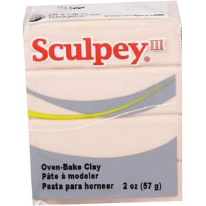 Sculpey Premo™ Polymer Oven-Bake Clay, Beige, Non Toxic, 2 oz. bar, Great for jewelry making, holiday, DIY, mixed media and home décor projects. Premium clay perfect for clayers and artists.
